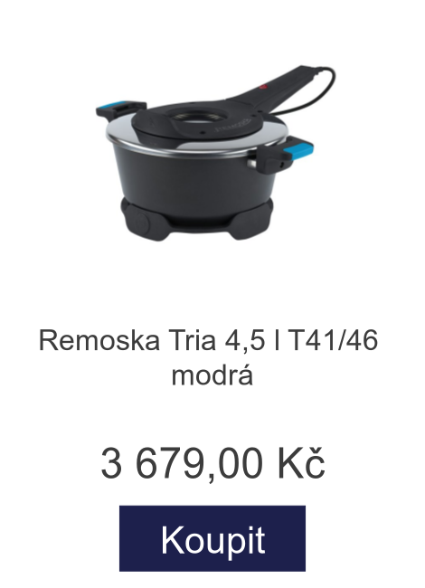 Remoska Tria 4,5 l T41/46 modrá - 3 679 Kč