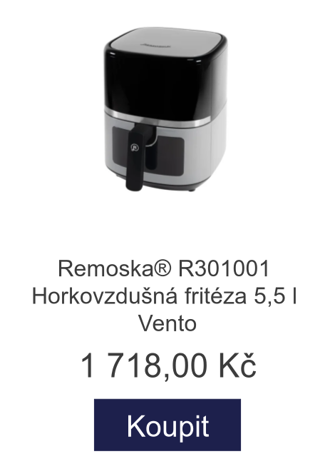 Remoska® R301001 Horkovzdušná fritéza 5,5 l Vento - 1 718 Kč