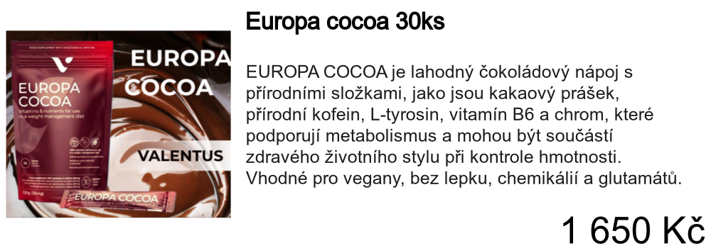Europa Cocoa 30 ks