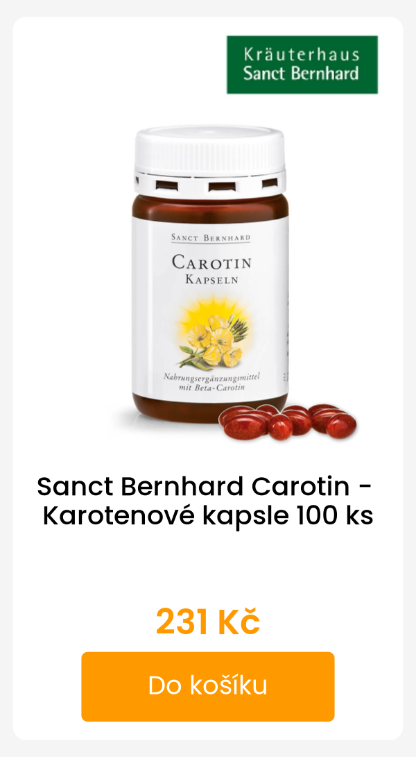 Sanct Bernhard Carotin - Karotenové kapsle 100 ks - 231 Kč