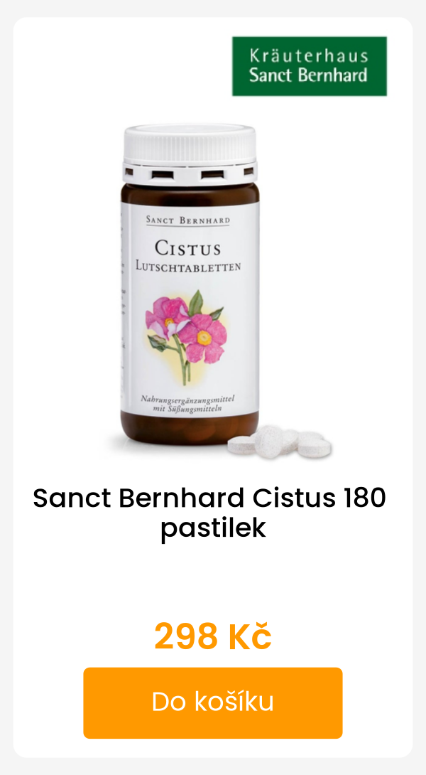 Sanct Bernhard Cistus 180 pastilek - 298 Kč