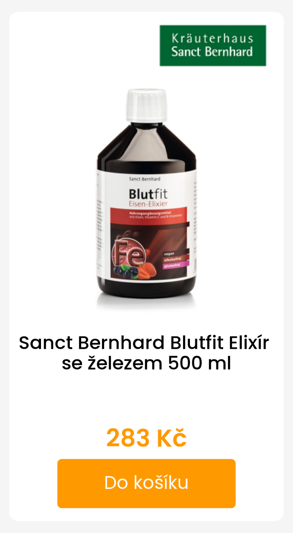 Sanct Bernhard Blutfit Elixír se železem 500 ml - 283 Kč