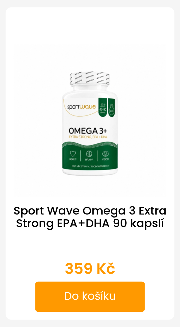 Sport Wave Omega 3 Extra Strong EPA+DHA 90 kapslí - 359 Kč