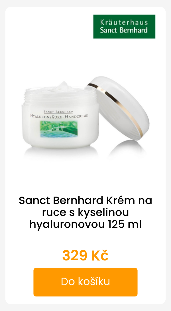 Sanct Bernhard Krém na ruce s kyselinou hyaluronovou 125 ml - 329 Kč