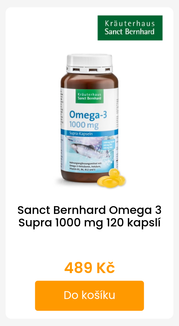 Sanct Bernhard Omega 3 Supra 1000 mg 120 kapslí - 489 Kč