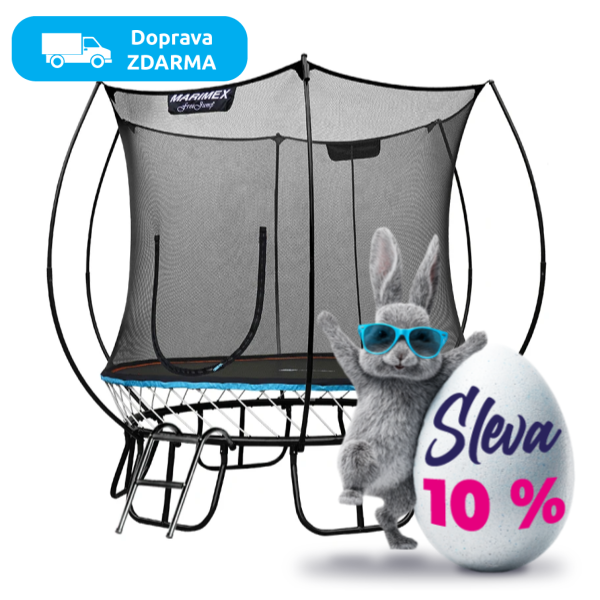 Trampolína Marimex FreeJump 244 cm + ochranná síť + schůdky + kotvicí sada ZDARMA - 11 990 Kč