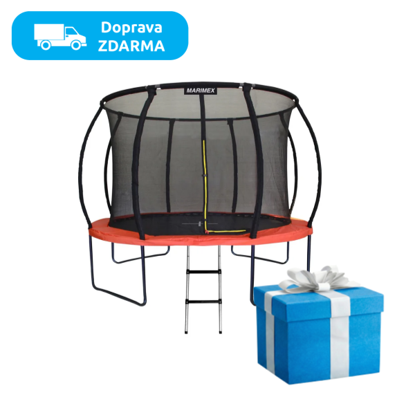 Trampolína Marimex Premium 366 cm + vnitřní ochranná síť + schůdky ZDARMA - 5 990 Kč
