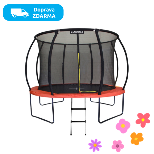 Trampolína Marimex Premium 366 cm + vnitřní ochranná síť + schůdky ZDARMA - 5 990 Kč
