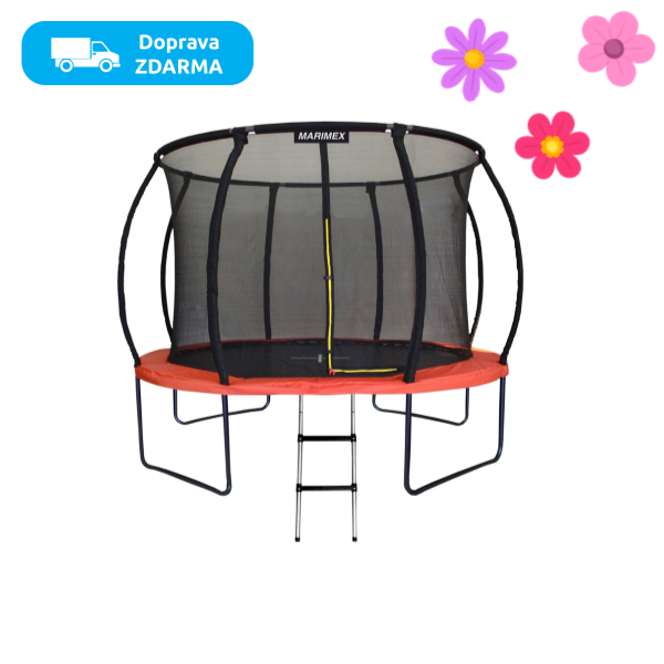 Trampolína Marimex Premium 305 cm + vnitřní ochranná síť + schůdky ZDARMA - 4 990 Kč
