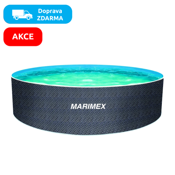 Bazén Marimex Orlando 3,66x1,22 m bez příslušenství - motiv RATAN - 10 990 Kč