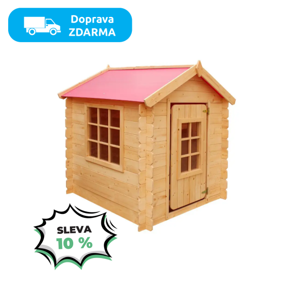 Dětský dřevěný domeček Marimex Vilemína - 4 990 Kč