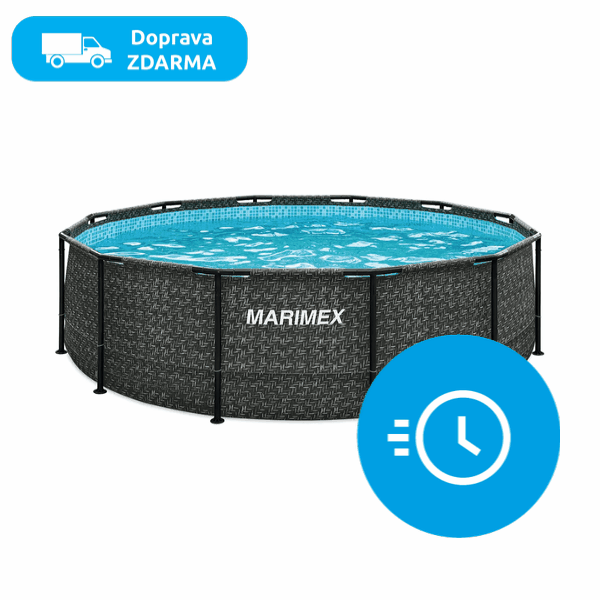 Bazén Marimex Florida 3,66x0,99 m se zabudovaným skimmerem - motiv RATAN - 5 190 Kč
