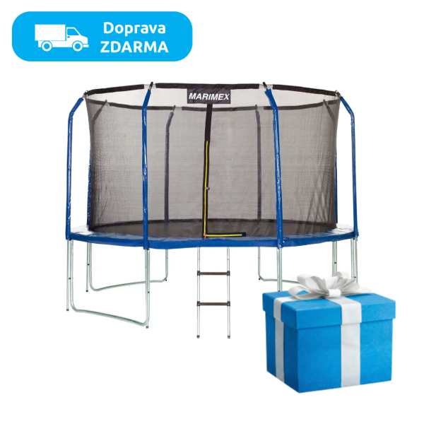 Trampolína Marimex Standard 366 cm + vnitřní ochranná síť + schůdky ZDARMA - 4 990 Kč