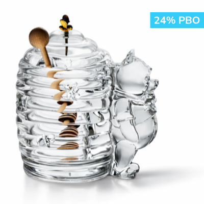 Crystal Bohemia dóza na med MEDVÍDEK PÚ 400 ml - 889 Kč