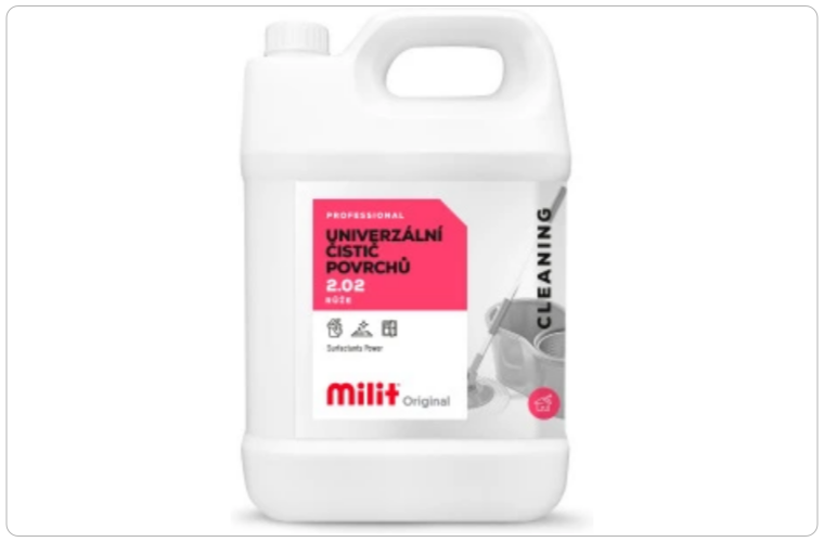 Milit univerzální čistič, růže, 5 l - 134 Kč