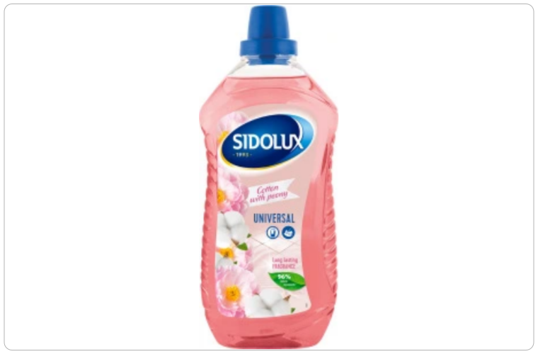 Sidolux Universal soda Power Cotton & Peony, 1 l - 55 Kč
