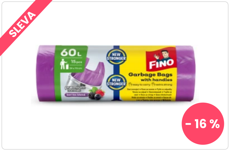 Fino pytle na odpad s uchy, 60 L - 55 Kč