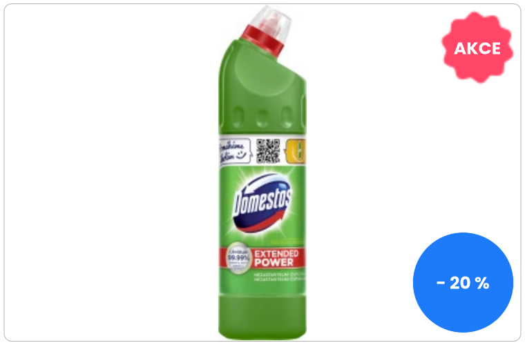 Domestos WC čistič 24h Pine Fresh, 750 ml - 50 Kč