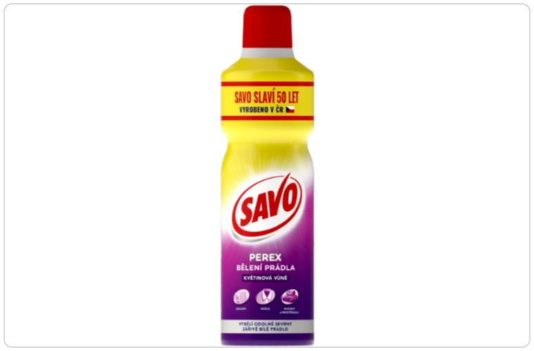 SAVO prací gel Perex Květinová vůně, 1,2 l - 75 Kč