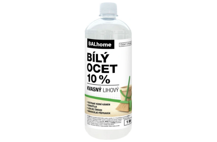 BALHOME bílý ocet na úklid 10% 1 l - 30 Kč