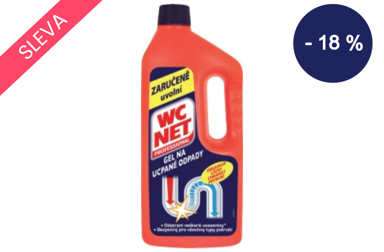 WC NET Energy gelový čistič odpadů, 1 l - 80 Kč