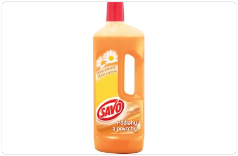 SAVO na podlahy dřevo a laminát, 750 ml - 65 Kč