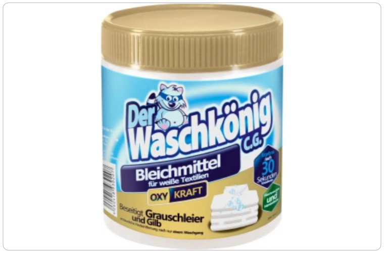 Waschkönig odstraňovač skvrn pro bílé prádlo Bleichmittel Oxy Kraft, 750 g - 100 Kč