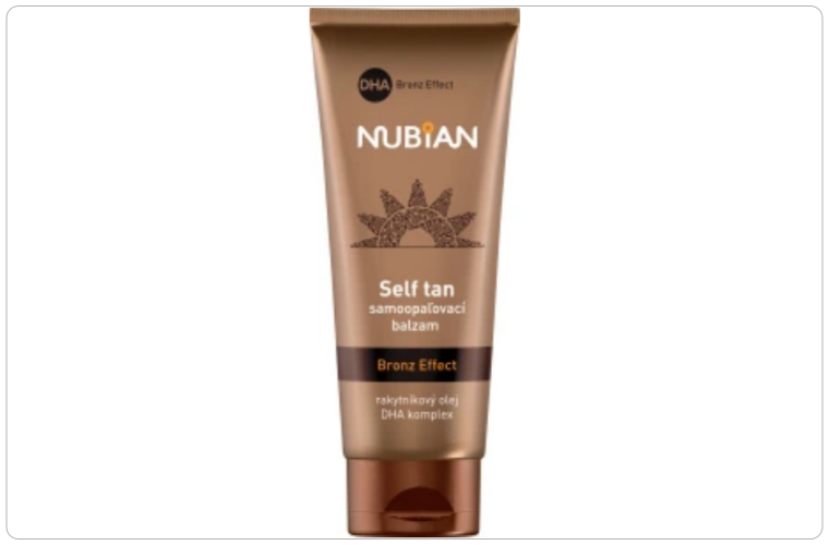 Nubian Self Tan samoopalovací tělový balzám v tubě, 200 ml - 200 Kč