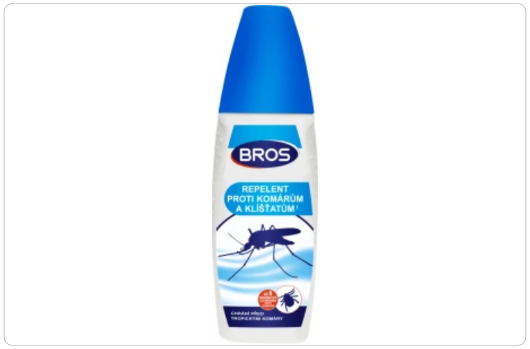 Bros repelent proti komárům a klíšťatům, 100 ml - 88 Kč