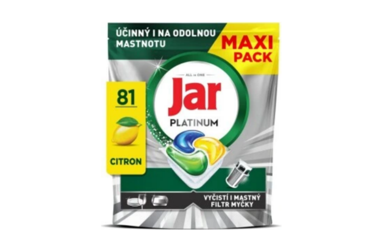 Jar Platinum tablety do myčky, 81 ks - 459 Kč