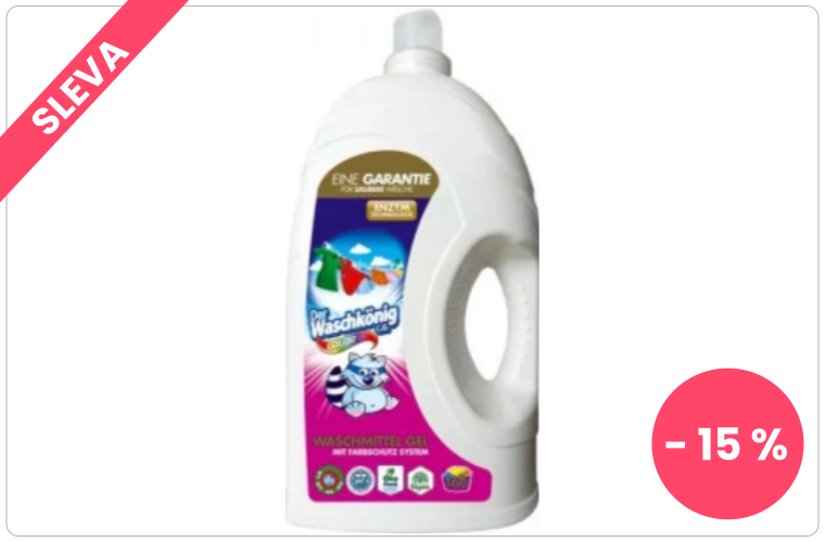 Waschkönig prací gel Color, 166 dávek, 5 l - 224 Kč
