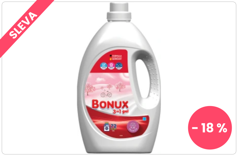 Bonux Color Pure Magnolia prací gel, 72 praní, 3,6 l - 281 Kč