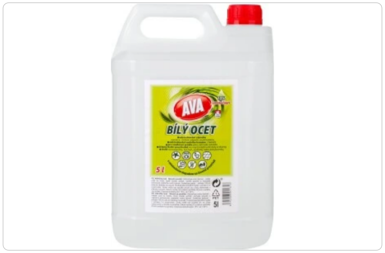 Ava bílý ocet na úklid 10 %, 5 l - 131 Kč