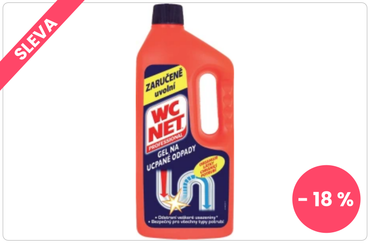 WC NET Energy gelový čistič odpadů, 1 l - 80 Kč