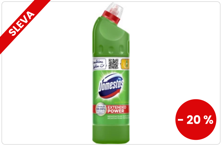 Domestos WC čistič 24h Pine Fresh, 750 ml - 50 Kč
