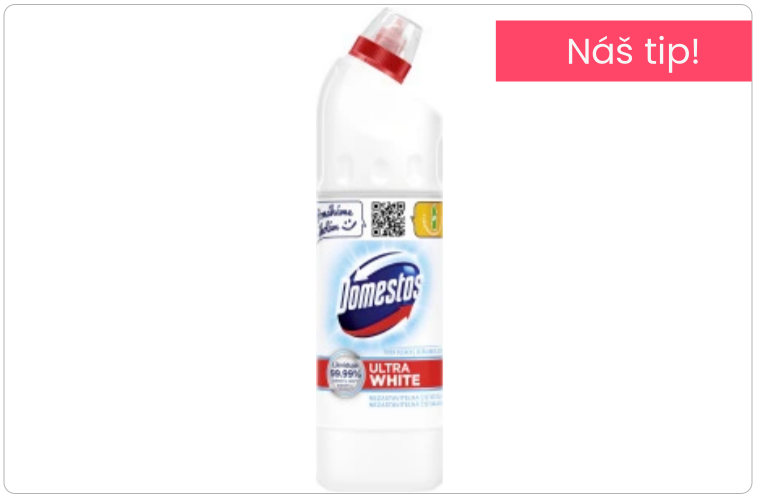 Domestos WC čistič 24h Ultra White Shine, 750 ml - 50 Kč