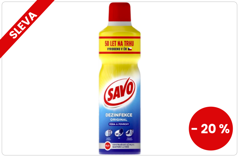 SAVO Original 1,2 l - 50 Kč