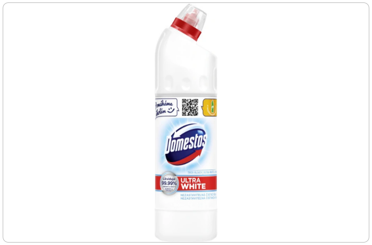 Domestos WC čistič 24h Ultra White Shine, 750 ml - 41 Kč