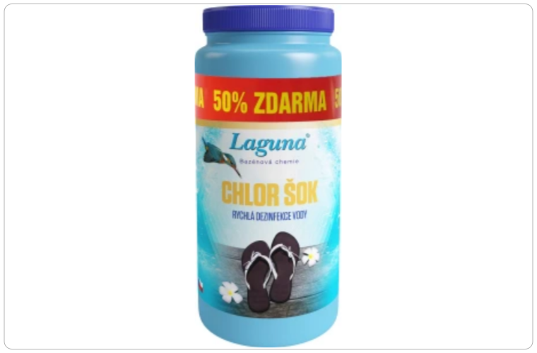 Laguna Chlor Šok dezinfekze do bazénu, 1 + 0,5 kg - 265 Kč