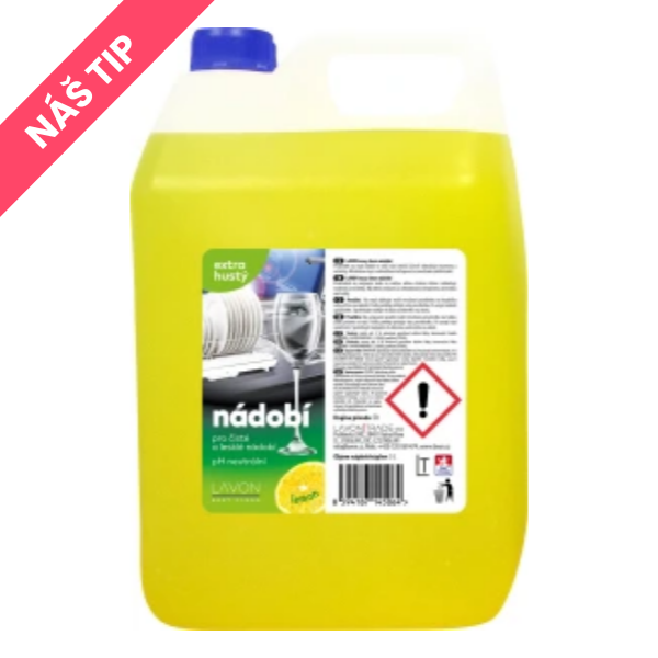 LAVON na nádobí Lemon, 5 l - 90 Kč
