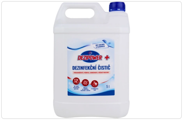 Dezipower dezinfekční čistič s květinovou vůní bez chlóru na tvrdé povrchy, 5 l - 225 Kč