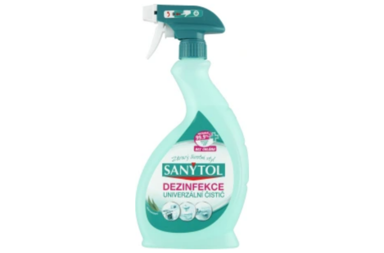 Sanytol dezinfekční univerzální čistič ve spreji s vůní eukalyptu, 500 ml - 90 Kč