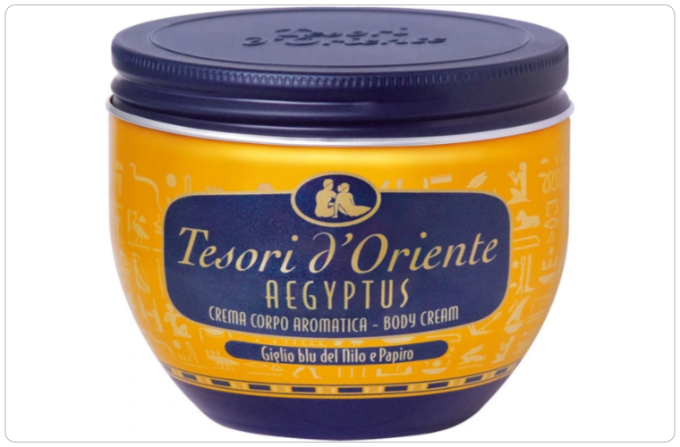 Tesori d´Oriente tělový krém Crema Corpo Aegyptus, 300 ml - 85 Kč