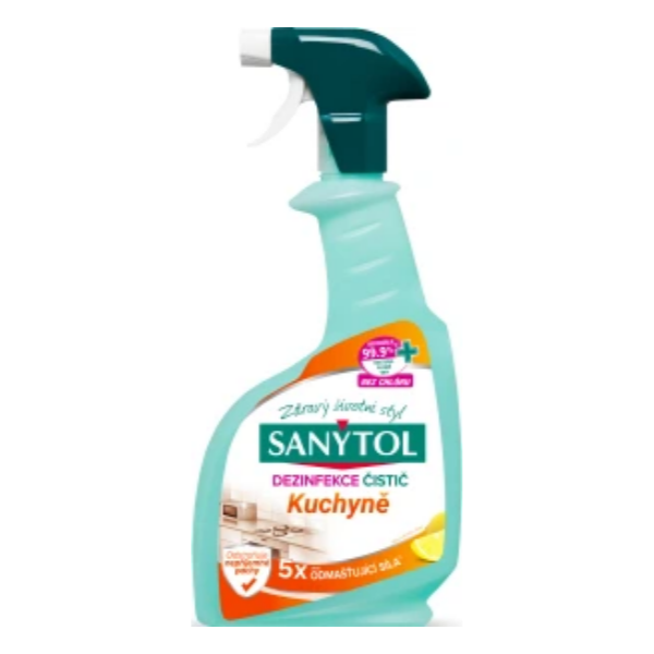 Sanytol dezinfekční odmašťující čistič na kuchyně, 500 ml - 95 Kč