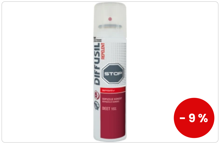 Diffusil Basic repelent na komáry, 100 ml - 85 Kč
