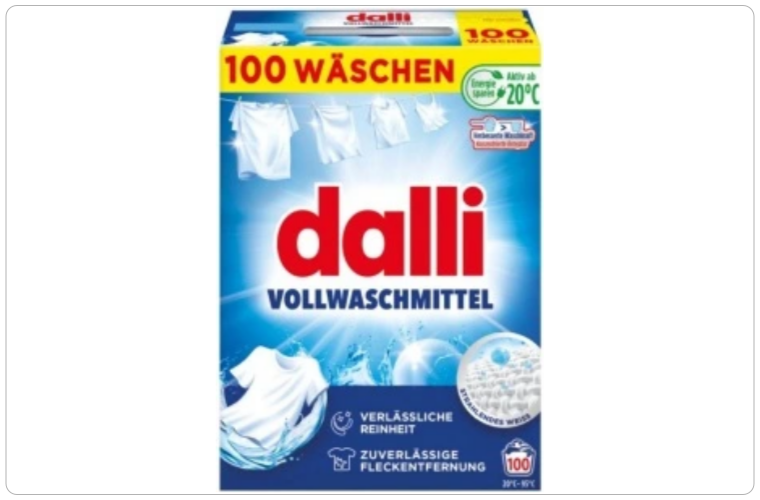 Dalli Activ Universal prací prášek, 100 praní, 5 kg - 460 Kč