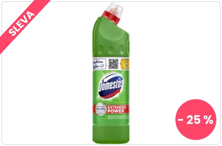 Domestos WC čistič 24h Pine Fresh, 750 ml - 40 Kč