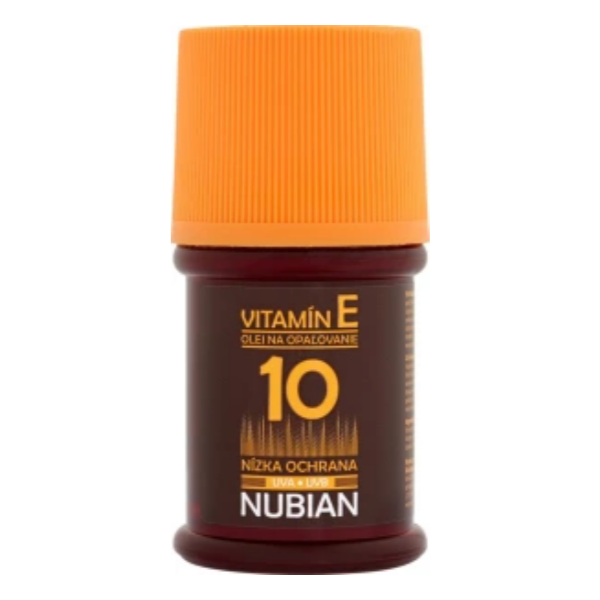 Nubian OF 10 olej na opalování, 60 ml - 75 Kč