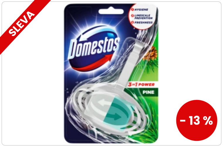 Domestos 3v1 Power Pine WC blok, 35 g - 30 Kč