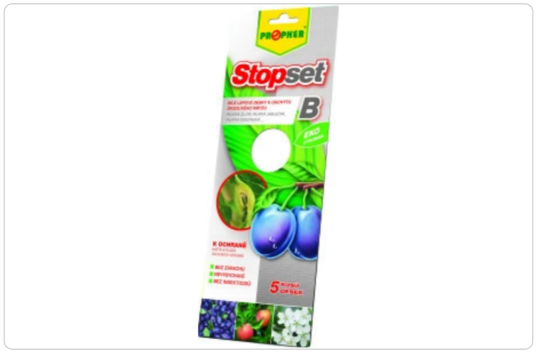Stopset B lepové desky na pilatky, 25 × 10 cm, 5 ks - 63 Kč